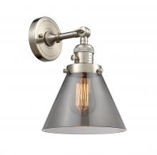 Innovations Lighting 203SW-SN-G43 - Cone - 1 Light - 8 inch - Brushed Satin Nickel - Sconce