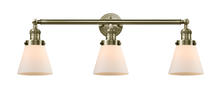 Innovations Lighting 205-AB-G61 - Cone - 3 Light - 30 inch - Antique Brass - Bath Vanity Light