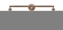 Innovations Lighting 205-AC-G201-6 - Beacon - 3 Light - 30 inch - Antique Copper - Bath Vanity Light