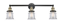 Innovations Lighting 205-BAB-G182S - Canton - 3 Light - 30 inch - Black Antique Brass - Bath Vanity Light