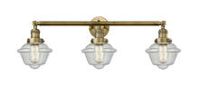 Innovations Lighting 205-BB-G534 - Oxford - 3 Light - 34 inch - Brushed Brass - Bath Vanity Light