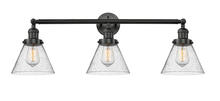 Innovations Lighting 205-BK-G44 - Cone - 3 Light - 32 inch - Matte Black - Bath Vanity Light