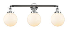 Innovations Lighting 205-PC-G201-8 - Beacon - 3 Light - 32 inch - Polished Chrome - Bath Vanity Light