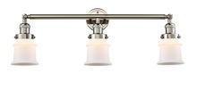 Innovations Lighting 205-PN-G181S - Canton - 3 Light - 30 inch - Polished Nickel - Bath Vanity Light