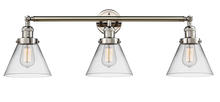 Innovations Lighting 205-PN-G42 - Cone - 3 Light - 32 inch - Polished Nickel - Bath Vanity Light