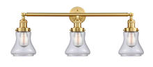 Innovations Lighting 205-SG-G192 - Bellmont - 3 Light - 30 inch - Satin Gold - Bath Vanity Light