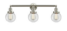 Innovations Lighting 205-SN-G202-6 - Beacon - 3 Light - 30 inch - Brushed Satin Nickel - Bath Vanity Light