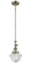 Innovations Lighting 206-AB-G532 - Oxford - 1 Light - 7 inch - Antique Brass - Stem Hung - Mini Pendant