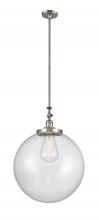 Innovations Lighting 206-SN-G204-18 - Beacon - 1 Light - 18 inch - Brushed Satin Nickel - Stem Hung - Mini Pendant