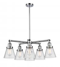 Innovations Lighting 207-6CR-PC-G64 - Small Cone 6 Light Chandelier