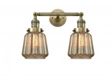 Innovations Lighting 208-AB-G146-LED - Chatham - 2 Light - 16 inch - Antique Brass - Bath Vanity Light