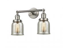 Innovations Lighting 208-SN-G58 - Bell - 2 Light - 15 inch - Brushed Satin Nickel - Bath Vanity Light