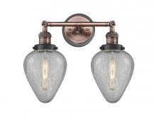  208BP-ACBK-G165 - Geneseo - 2 Light - 17 inch - Antique Copper - Bath Vanity Light