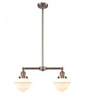 Innovations Lighting 209-AC-G531 - Oxford - 2 Light - 24 inch - Antique Copper - Stem Hung - Island Light