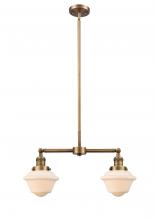 Innovations Lighting 209-BB-G531 - Oxford - 2 Light - 24 inch - Brushed Brass - Stem Hung - Island Light