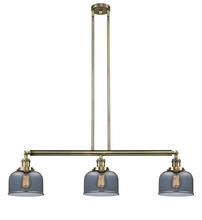 Innovations Lighting 213-AB-G73 - Bell - 3 Light - 41 inch - Antique Brass - Stem Hung - Island Light