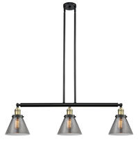 Innovations Lighting 213-BAB-G43 - Cone - 3 Light - 40 inch - Black Antique Brass - Stem Hung - Island Light