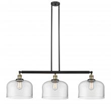 Innovations Lighting 213-BAB-G72-L-LED - Bell - 3 Light - 42 inch - Black Antique Brass - Stem Hung - Island Light