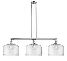 Innovations Lighting 213-PC-G72-L - Bell - 3 Light - 42 inch - Polished Chrome - Stem Hung - Island Light