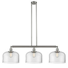 Innovations Lighting 213-SN-G72-L - Bell - 3 Light - 42 inch - Brushed Satin Nickel - Stem Hung - Island Light