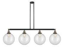 Innovations Lighting 214-BAB-G202-12 - Beacon - 4 Light - 56 inch - Black Antique Brass - Stem Hung - Island Light