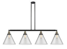 Innovations Lighting 214-BAB-G42-L - Cone - 4 Light - 56 inch - Black Antique Brass - Stem Hung - Island Light