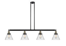 Innovations Lighting 214-BAB-G44 - Cone - 4 Light - 52 inch - Black Antique Brass - Stem Hung - Island Light