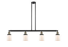 Innovations Lighting 214-BAB-G51-LED - Bell - 4 Light - 50 inch - Black Antique Brass - Stem Hung - Island Light