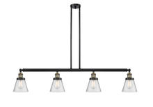 Innovations Lighting 214-BAB-G64 - Cone - 4 Light - 51 inch - Black Antique Brass - Stem Hung - Island Light