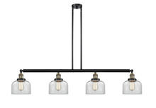 Innovations Lighting 214-BAB-G72 - Bell - 4 Light - 53 inch - Black Antique Brass - Stem Hung - Island Light