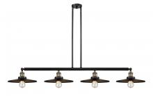 Innovations Lighting 214-BAB-MFR-BK-12 - Appalachian - 4 Light - 57 inch - Black Antique Brass - Stem Hung - Island Light