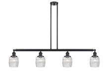 Innovations Lighting 214-BK-G302 - Colton - 4 Light - 50 inch - Matte Black - Stem Hung - Island Light