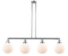 Innovations Lighting 214-PC-G201-10 - Beacon - 4 Light - 54 inch - Polished Chrome - Stem Hung - Island Light