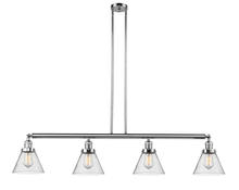 Innovations Lighting 214-PC-G44 - Cone - 4 Light - 52 inch - Polished Chrome - Stem Hung - Island Light