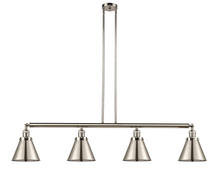 Innovations Lighting 214-PN-M13-PN - Appalachian - 4 Light - 52 inch - Polished Nickel - Stem Hung - Island Light