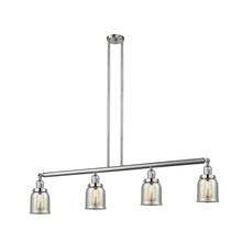 Innovations Lighting 214-SN-G58 - Bell - 4 Light - 50 inch - Brushed Satin Nickel - Stem Hung - Island Light