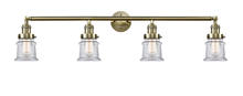Innovations Lighting 215-AB-G182S - Canton - 4 Light - 42 inch - Antique Brass - Bath Vanity Light
