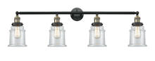 Innovations Lighting 215-BAB-G182 - Canton - 4 Light - 42 inch - Black Antique Brass - Bath Vanity Light