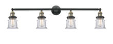 Innovations Lighting 215-BAB-G182S - Canton - 4 Light - 42 inch - Black Antique Brass - Bath Vanity Light