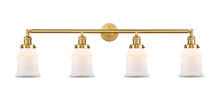 Innovations Lighting 215-SG-G181 - Canton - 4 Light - 42 inch - Satin Gold - Bath Vanity Light