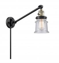 Innovations Lighting 237-BAB-G184S-LED - Canton - 1 Light - 8 inch - Black Antique Brass - Swing Arm