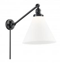 Innovations Lighting 237-BK-G41-L - Cone - 1 Light - 12 inch - Matte Black - Swing Arm