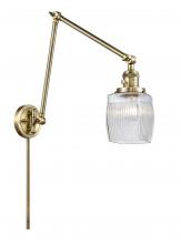 Innovations Lighting 238-AB-G302 - Colton - 1 Light - 8 inch - Antique Brass - Swing Arm