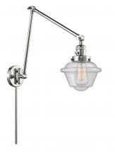 Innovations Lighting 238-PC-G534 - Oxford - 1 Light - 8 inch - Polished Chrome - Swing Arm