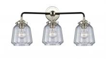 Innovations Lighting 284-3W-BPN-G142-LED - Chatham - 3 Light - 24 inch - Black Polished Nickel - Bath Vanity Light