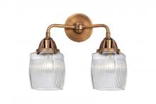  288-2W-AC-G302 - Colton - 2 Light - 14 inch - Antique Copper - Bath Vanity Light