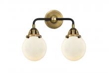 Innovations Lighting 288-2W-BAB-G201-6 - Beacon - 2 Light - 14 inch - Black Antique Brass - Bath Vanity Light