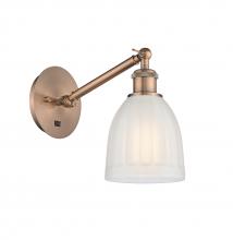Innovations Lighting 317-1W-AC-G441 - Brookfield - 1 Light - 6 inch - Antique Copper - Sconce