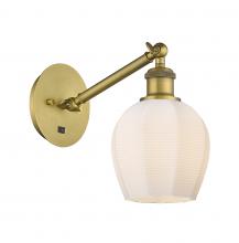 Innovations Lighting 317-1W-BB-G461-6 - Norfolk - 1 Light - 6 inch - Brushed Brass - Sconce