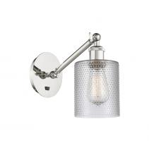 Innovations Lighting 317-1W-PN-G112 - Cobbleskill - 1 Light - 5 inch - Polished Nickel - Sconce